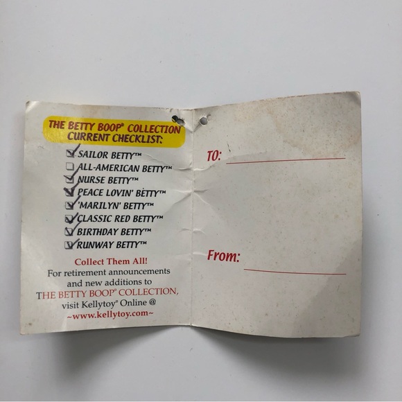 Betty Boop Nurse Betty official plush doll from KellyToy 1999 - Picture 8 of 17